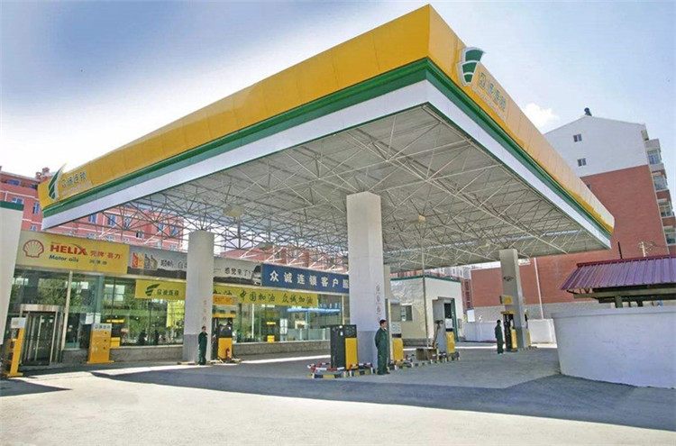 无锡加气站钢结构网架案例7